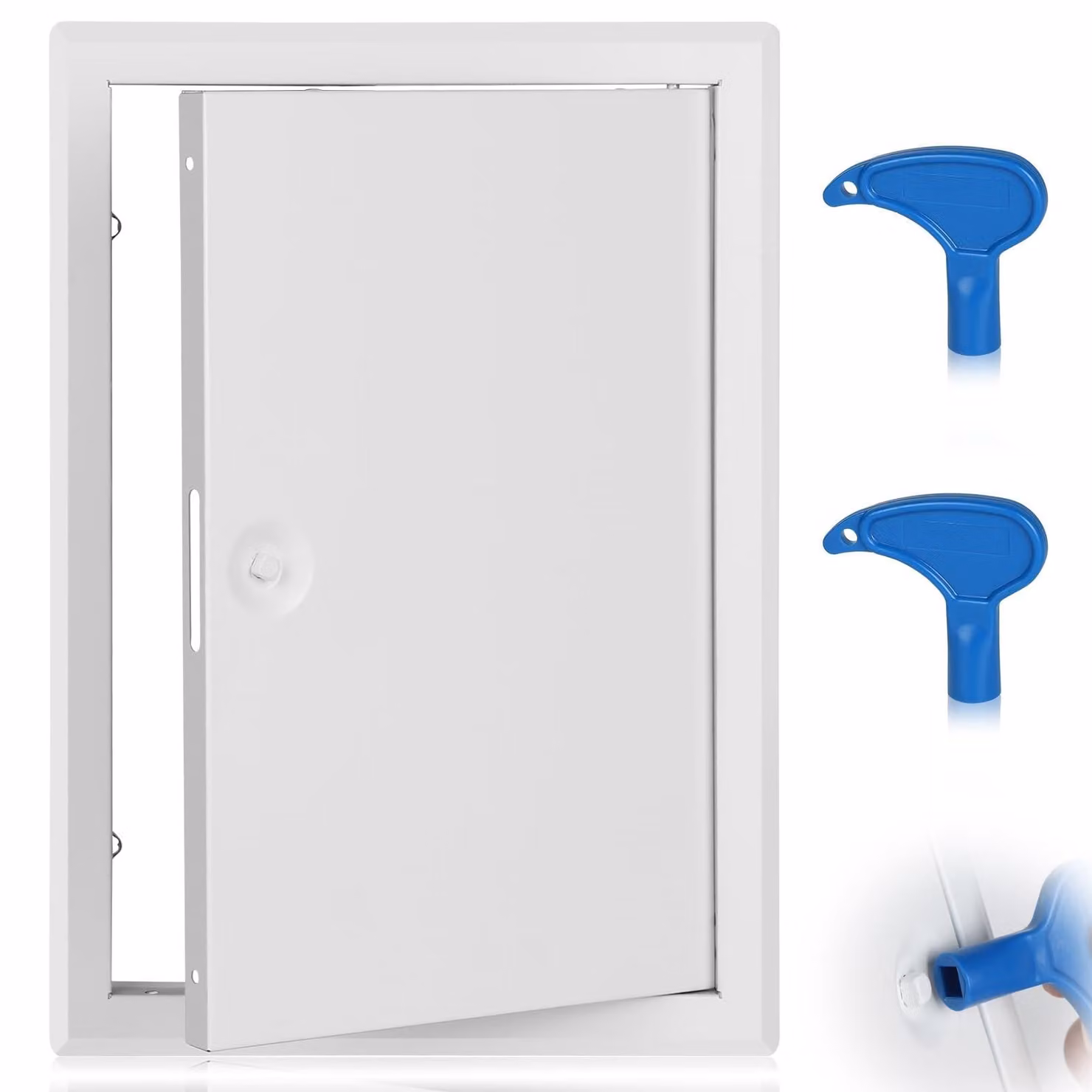 Inovra - Griglia di ispezione impermeabile - Pannello di accesso - Valvola di controllo - Valvola di manutenzione - Costruzioni a secco - Acciaio inossidabile - Sicurezza con chiave - Griglia di accesso