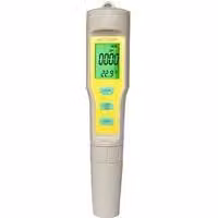 Misuratore di pH con display LCD e termometro, strumento di misura digitale, per acqua potabile, piscine, acquari o laboratori, preciso e pratico.