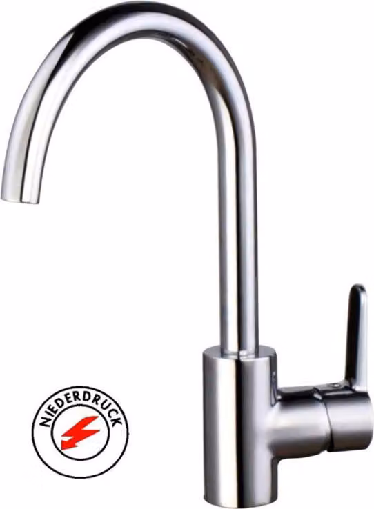 Beitz & Walz AQVABASIC III Rubinetto per lavabo. Maniglia laterale cromata