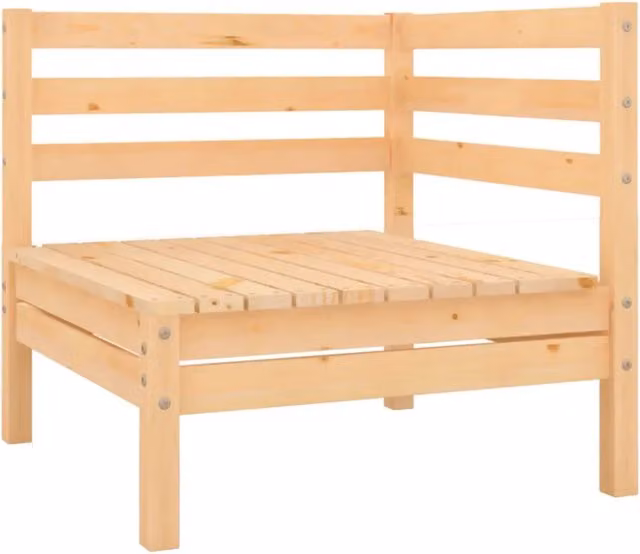 Set Salotto da Giardino 3 pz | Set di Mobili da Esterno in Legno Massello di Pino