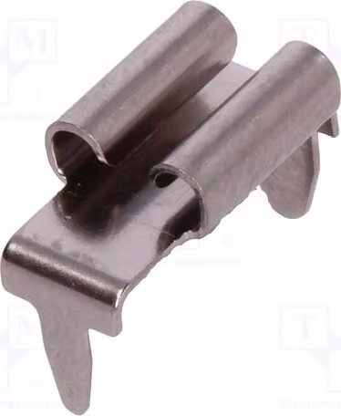 3 connettori: morsetto piatto in ottone per montaggio su circuito stampato, placcato in stagno, modello 3572 - Connessioni a saldare, femmina, 4,8 mm, spessore 0,8 mm