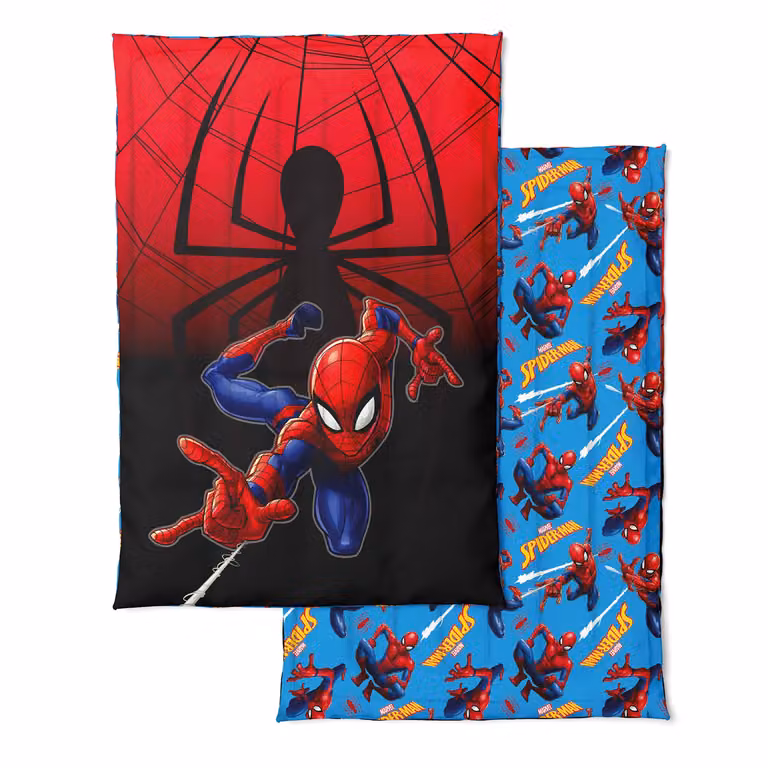 Yuma Trapunta Copriletto Singolo Spiderman Marvel Rosso in Microfibra L: 160 cm, P: 260 cm