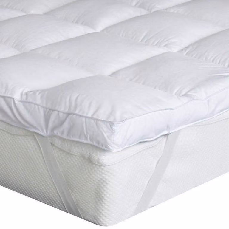 Topper per materasso, dimensioni 160x200 cm, spessore 4 cm, morbido, traspirante, lavabile in lavatrice, antiscivolo
