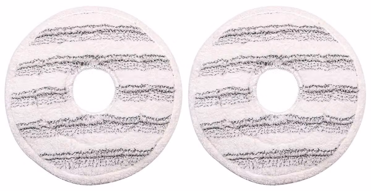 Confezione da 2 testine di ricambio in microfibra per mop, compatibili con Spin Clean, diametro 24,5 cm