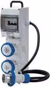 Quadro di distribuzione Fme 2P Cee 220V IP65 Bianco 74.117