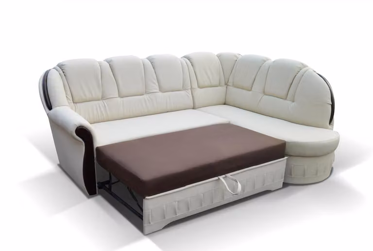 Klassische Ecksofa Schlafsofa Couch Polster Eckgarnitur Ecksofa