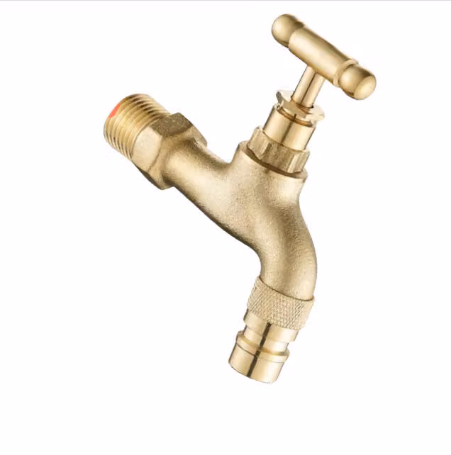 INF Rubinetto automatico per lavatrice in ottone, ingresso da 1/2" Modello 2