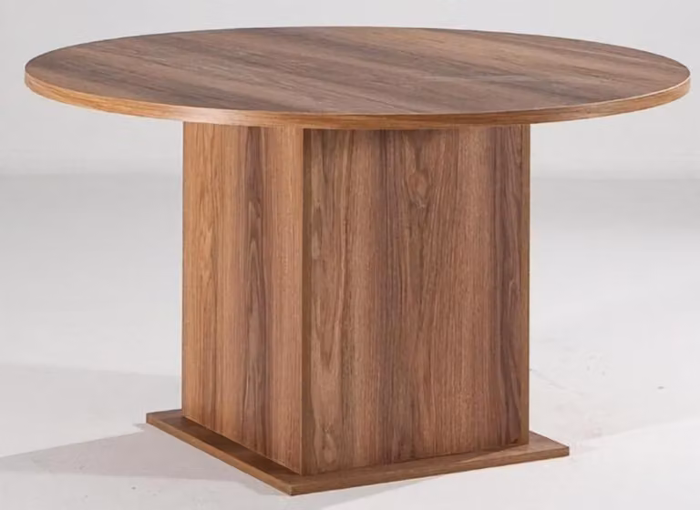Exklusiver Runder Küchentisch Designer Holztisch Esszimmer Möbel