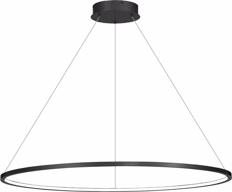Lampada a sospensione LED Saturno Schwarze, 57W