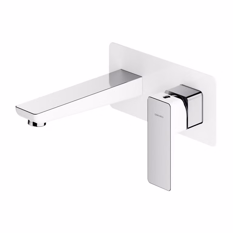 Omnires PARMA PM7415CRB Miscelatore incasso per lavabo, cromato-bianco