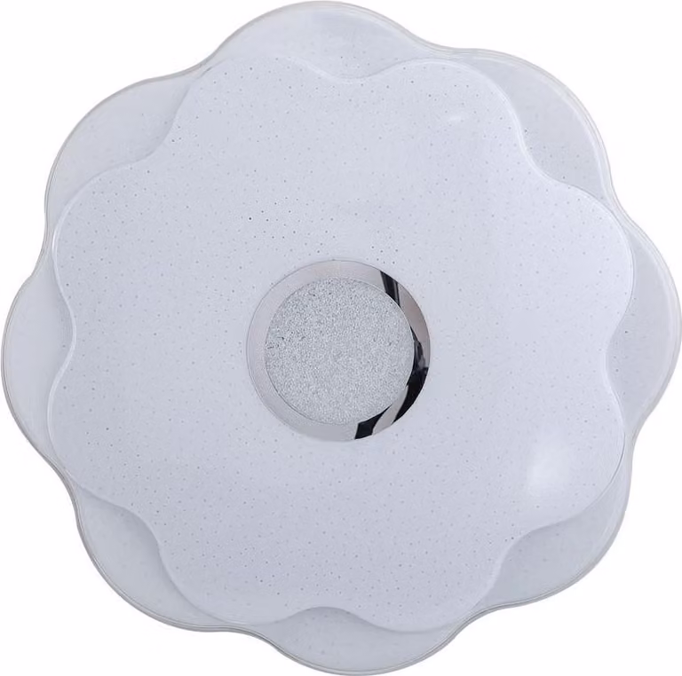 Plafond decorativo a soffitto per soggiorno camera da letto bianco rotondo Ø41cm colore neutro LED 24W NORMI Italux
