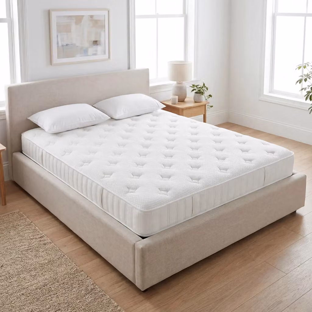 Materasso Ibrido Design Mania con Molle a Sacchetto e Schiuma, Colore Bianco, L/P/H: 140 x 200 x 20 cm – 2