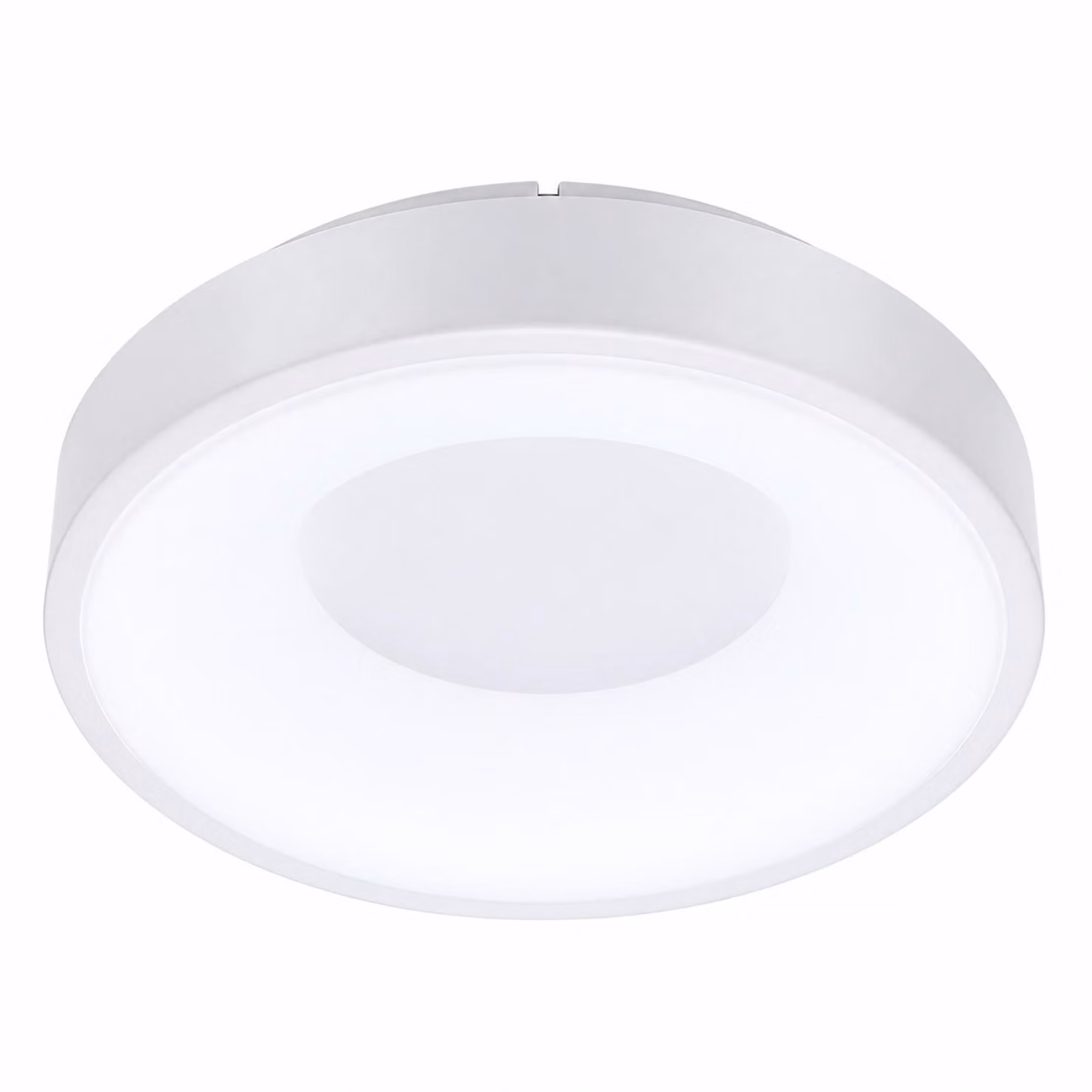 Plafoniera LED design 28W metallo circolare Ø30 cm 3000K-4000K-6000K selezionabile driver Philips 3500lm CRI 85 nessun sfarfallio