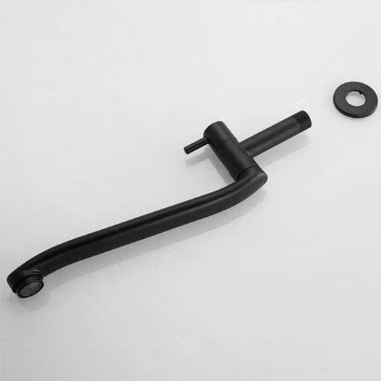 Supporto da parete per giardino, nero, resistente alle intemperie, facile da montare a parete