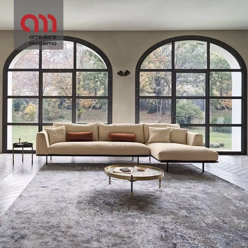 Divano Dakota Bontempi Casa angolare con chaise longue