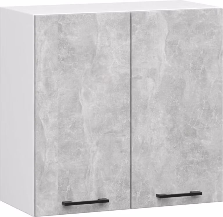 Mobile cucina sospeso 60 cm VERMINA - bianco / cemento