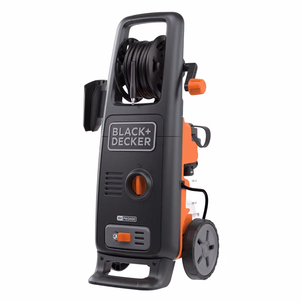 Idropulitrice ad alta pressione Black+Decker BXPW2400P per auto ed esterni, con lavapavimenti e spazzola fissa, 2400 W, 170 bar, 500 l/h – 2
