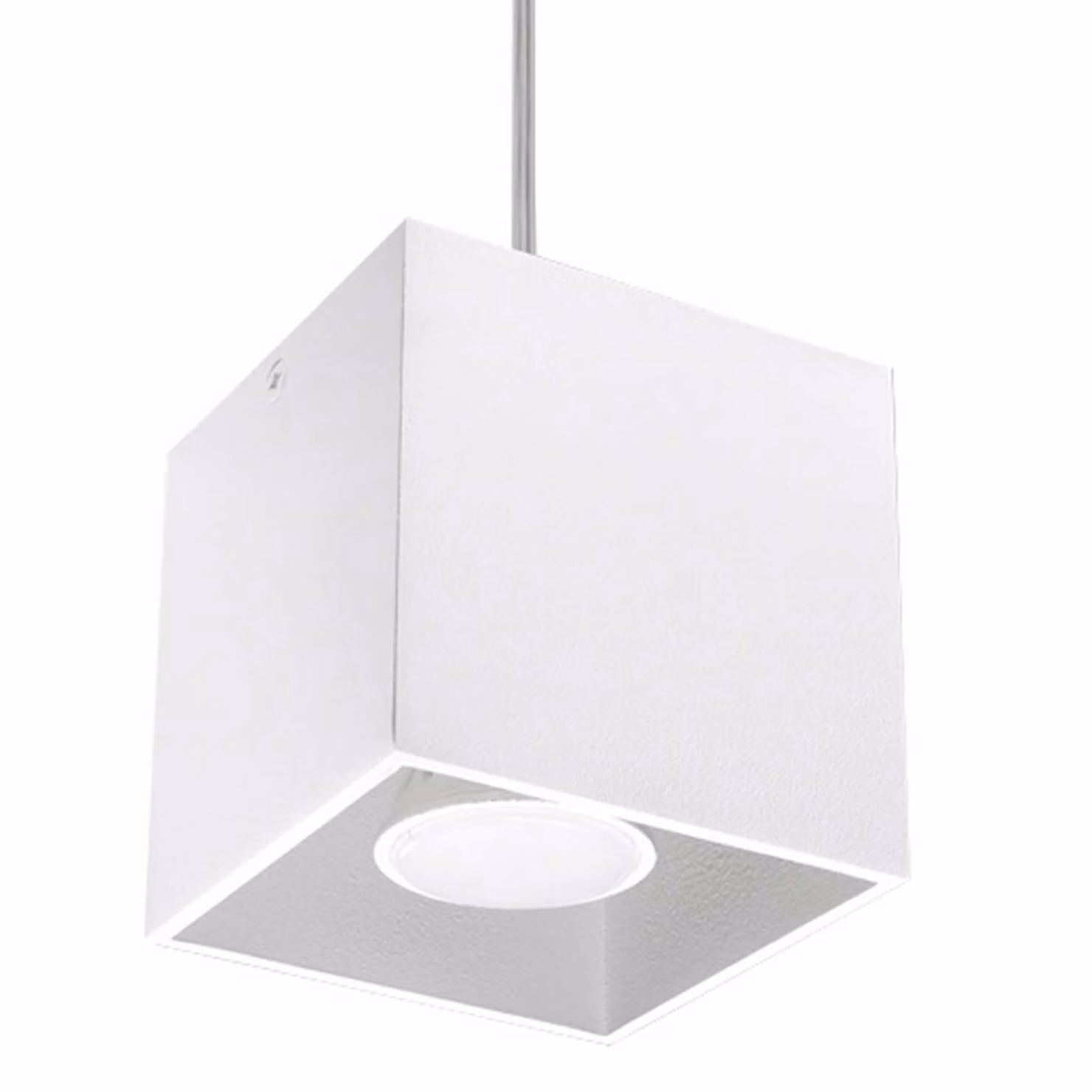 Lampada a sospensione QUAD 1 bianco 1xGU10 10W alluminio 110x10x10cm Sollux Lighting