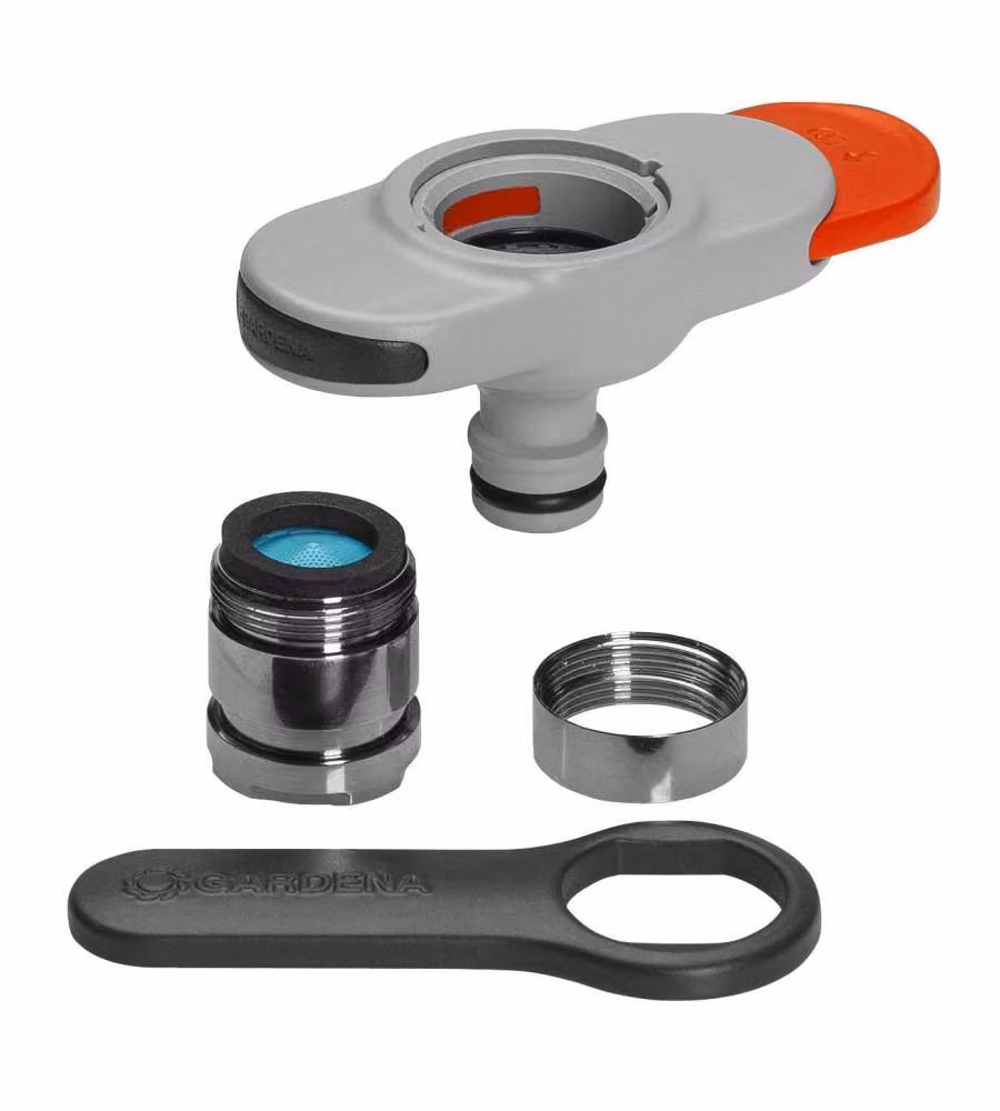 Gardena Adattatore per rubinetti da interno Grigio 1 pz M22/M24
