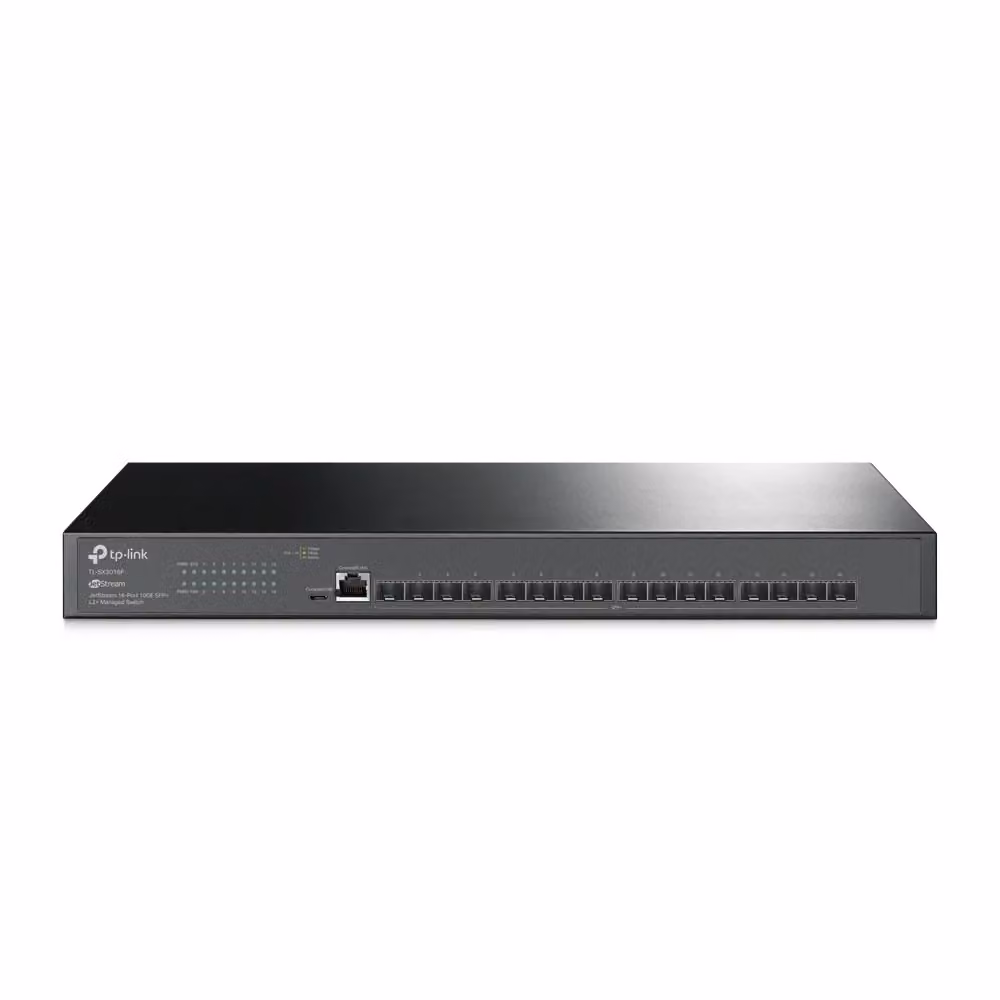 Switch di rete gestito TP-Link Omada TL-SX3016F L2+/L3 nero con porte 10 GbE – 2