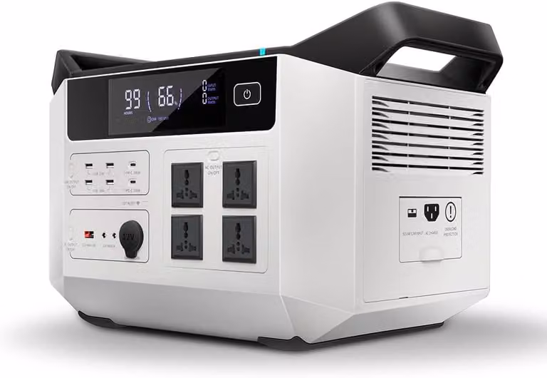 Centralina portatile da 2000 W con batteria da 1872 Wh per l'accumulo di energia mobile e per l'uso in campeggio