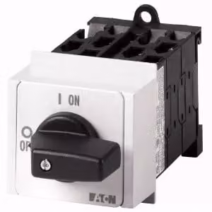 Interruttore a gradini Eaton, T0, 20 A, montaggio su quadro, 5 moduli, contatti: 9, 30°, a scatto, con posizione 0, 0-9, n. 15224 014187