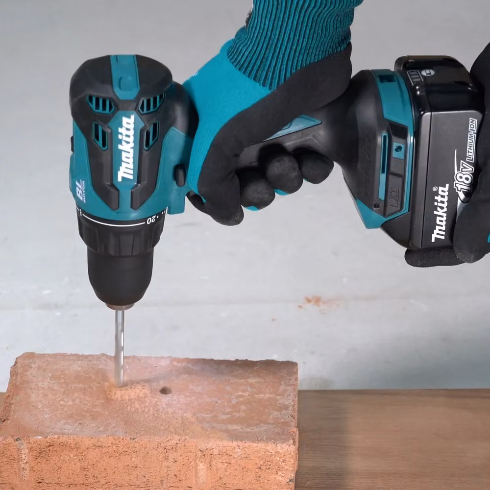 Makita DHP490RTJ Trapano a percussione Brushless 18V con due batterie da 5,0 Ah, colore nero – 2
