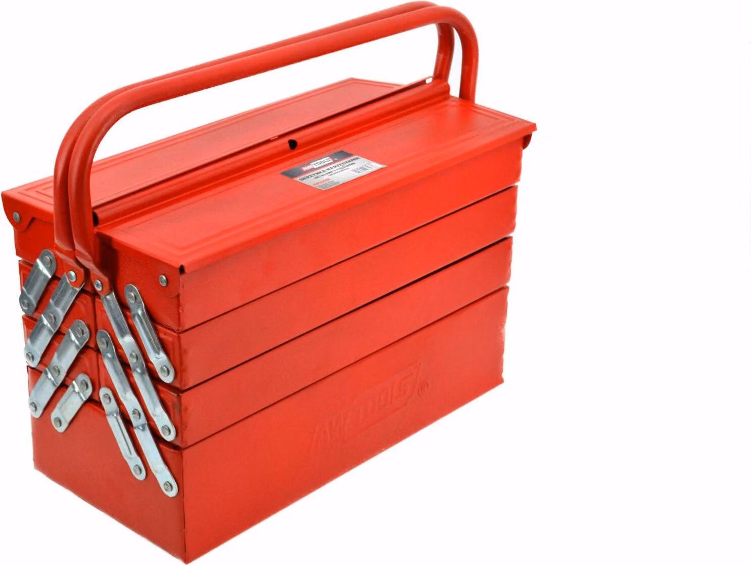 Awtools cassetta degli attrezzi in metallo 7pc. 530x200x250mm