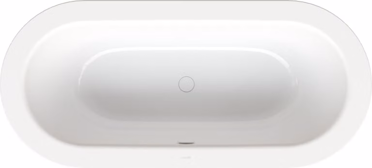 BetteStarlet Ovale Baignoire ovale à encastrer, 2 places, 1650x750x420mm, 2720-000AS, 2720-000AS