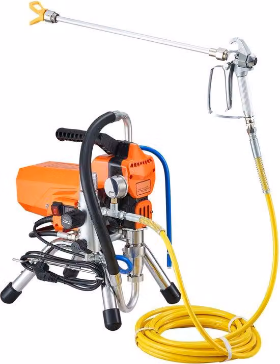 Spruzzatore a bassa pressione, 2200W - 207 bar (3000 PSI) - Motore di miscelazione - 2 litri/minuto - Adatto per interni ed esterni - Per lavori di verniciatura