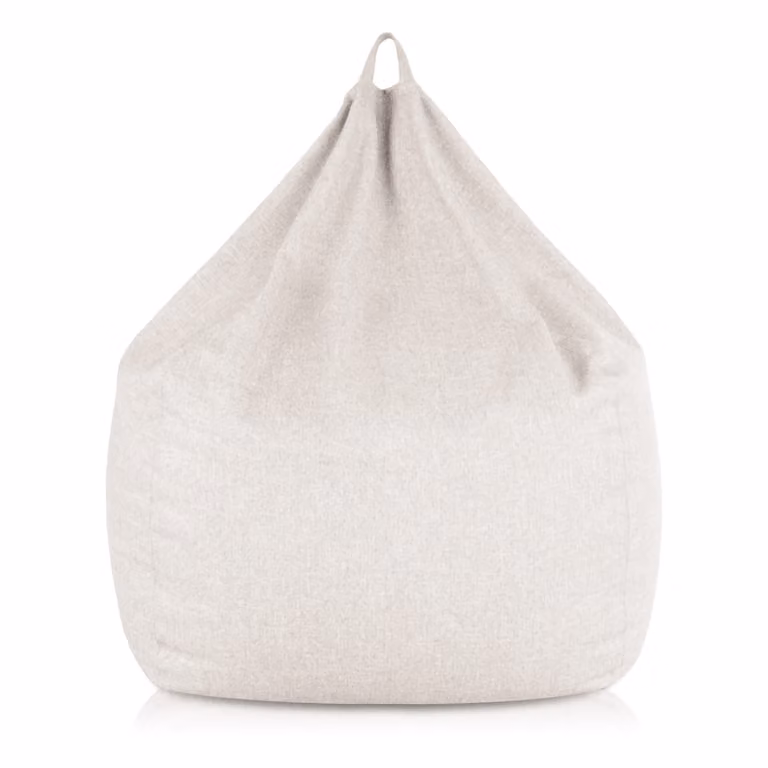 Poltrona sacco Pouf Piuma Bianco XL