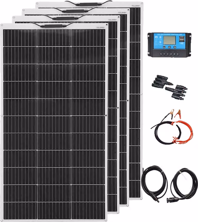 Kit di pannelli solari, design flessibile, molteplici opzioni di potenza, kit di pannelli solari da 480w