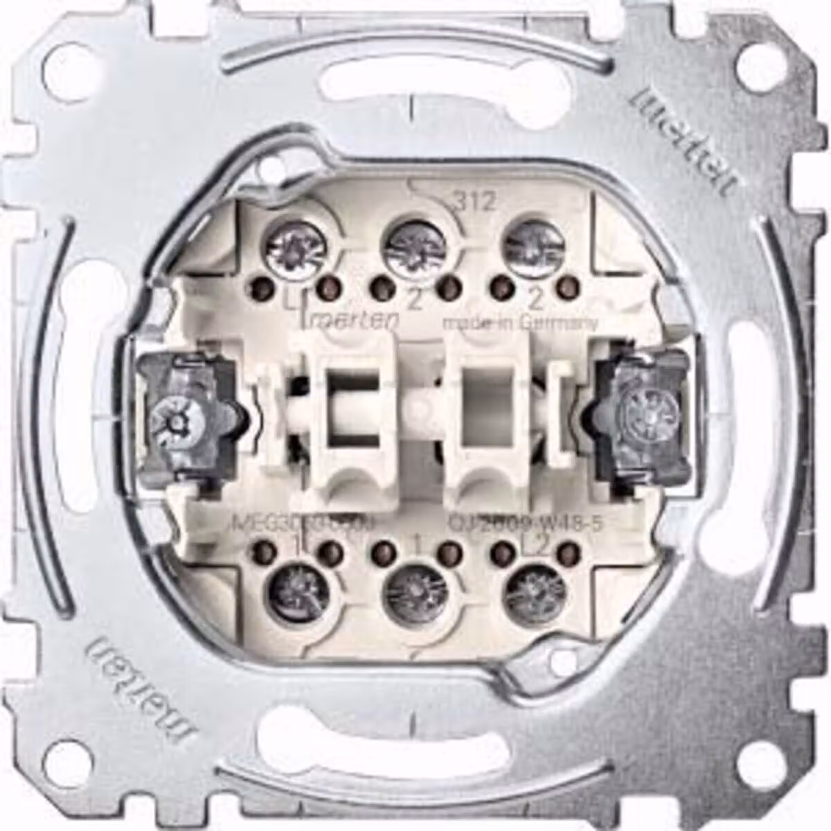 MERTEN MEG3059-0000 Modulo doppio pulsante 2 interruttori 1 polo 10 A AC250V