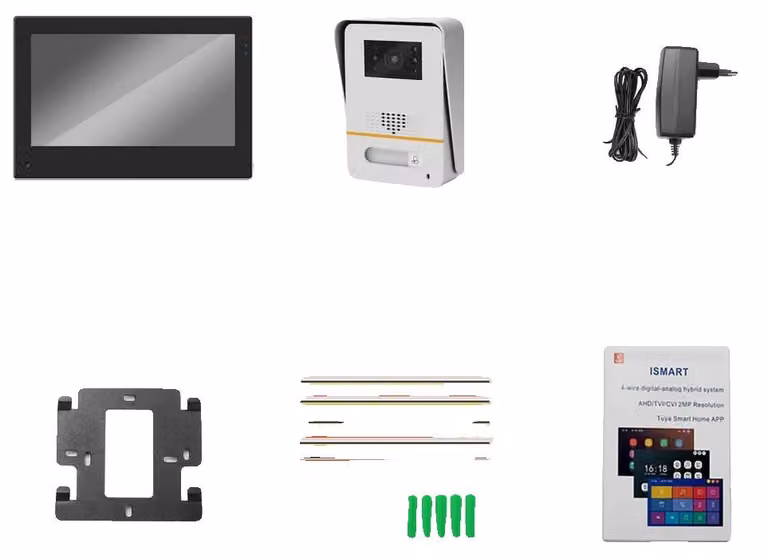 Videocitofono, risoluzione 1080P, connettività WiFi, 703HB-302