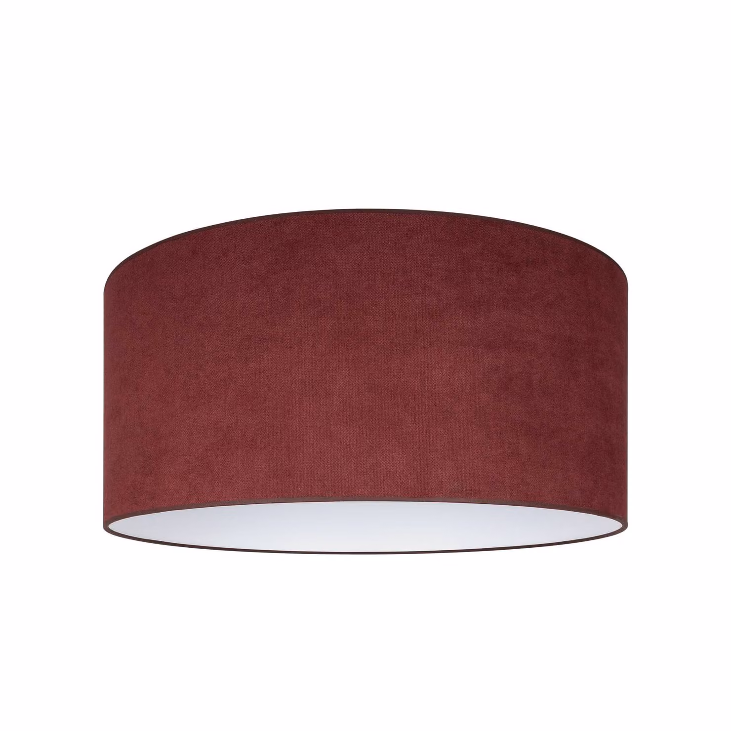 Paralume Roller, rosso scuro, Ø 50 cm, altezza 30 cm Roller Duolla, Rosso, Tessuto / Stoffa / Seta