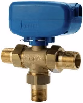 Valvola di zona a 3 vie motorizzata DianFlex blu G 3/4 M