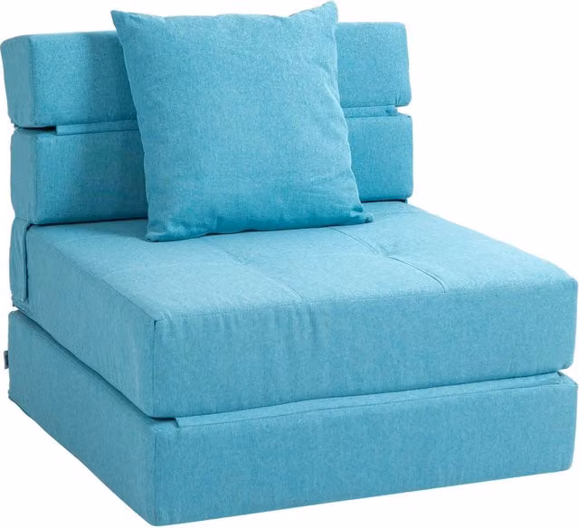 Poltrona letto ¨C Minimal ¨C tessuto blu