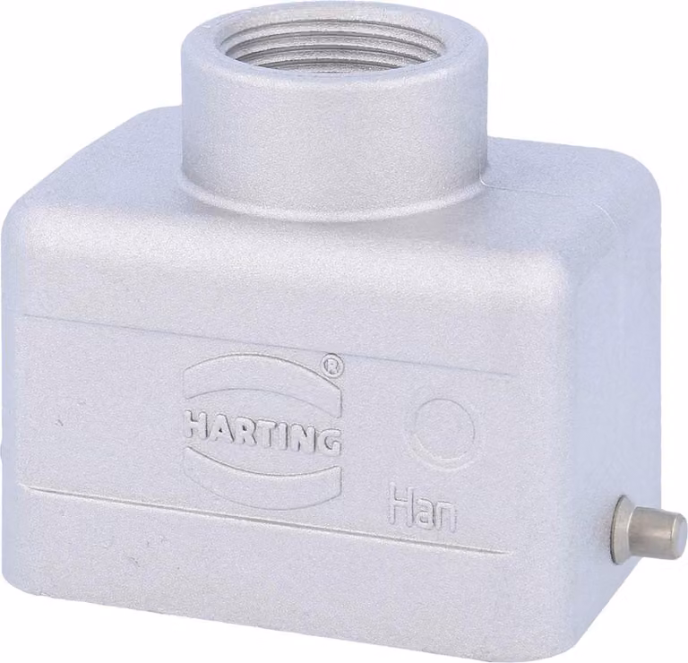 HARTING Han 6B EMC / High Temp Contenitore a manicotto basso, 1xPG16 uscita cavo diritta, per 1 staffa (nella parte inferiore)