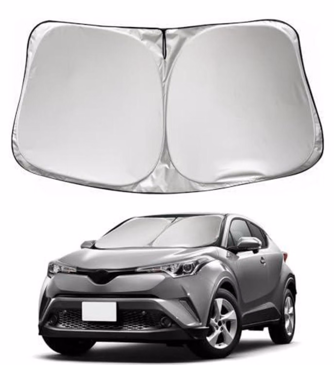 Parasole per parabrezza per Toyota C-HR dal 2016 al 2025 | Protezione dai raggi UV, raffreddamento