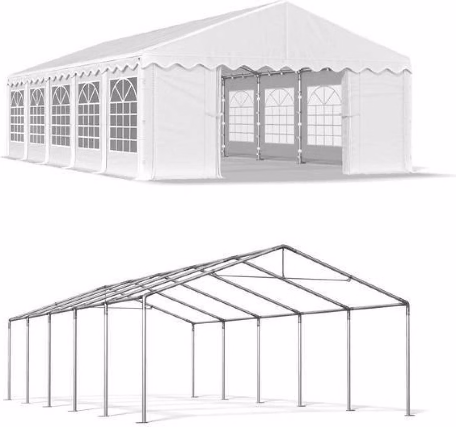Tenda del partito estivo 3x10 Bianco SUMMER IPE
