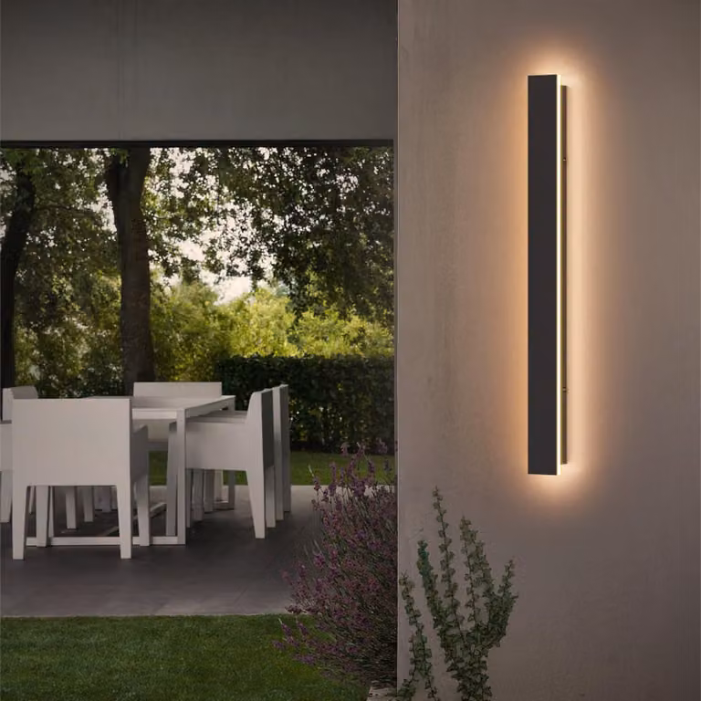 Lampada da parete a LED per esterni, 60 cm, 20 W, grado di protezione IP65, luce bianco caldo, 3000 K