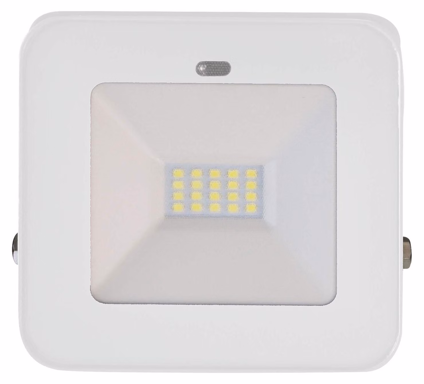 Faretto LED da esterno, 20 W, 1500 lumen, 6500 K, grado di protezione IP65, con sensore, colore bianco