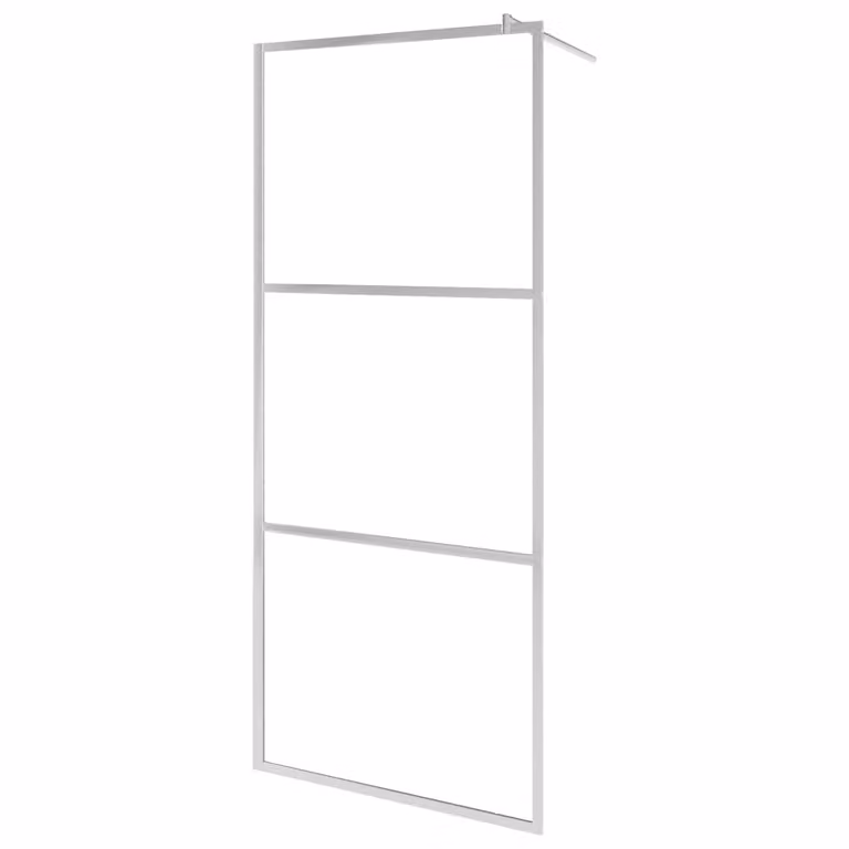Parete per Doccia Walk-in in Vetro Trasparente ESG 140x195 cm