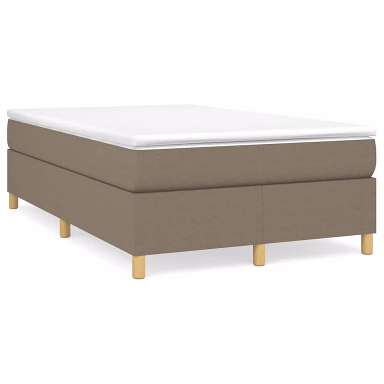 vidaXL Letto Ibrido con Materasso e Giroletto a Molle in Tessuto, L/P/H: 120 x 200 x 35 cm