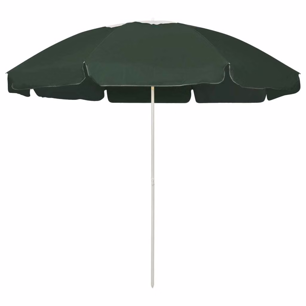 Maison Exclusive - Ombrellone da spiaggia verde 240 cm