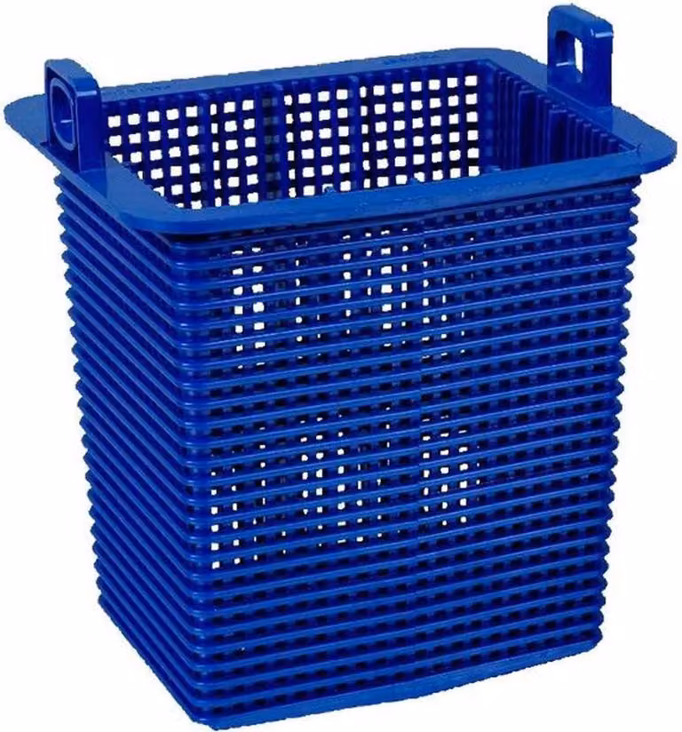 Cestino per schiumatoi, quadrato con manici in plastica