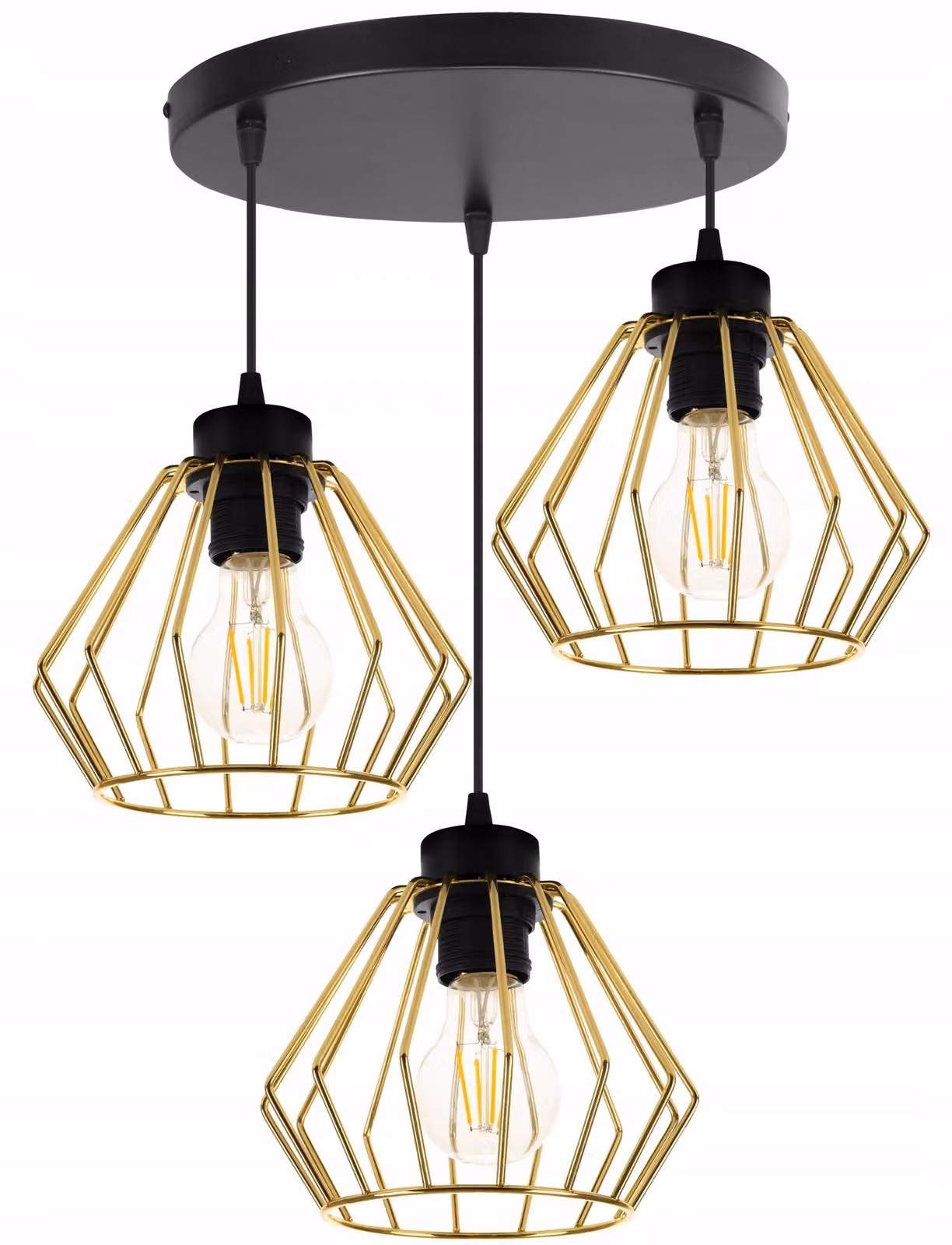 Lampada Da Soffitto Lampada A Sospensione Lampadario Oro Loft Druciak