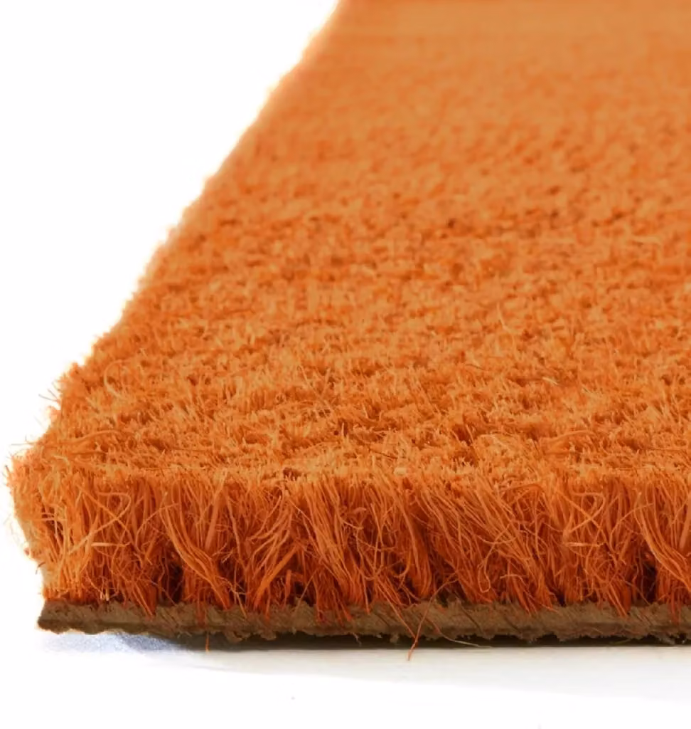 Zerbino Emmevi in Cocco Naturale Antiscivolo e Impermeabile, Colore Marrone Arancio, L 100 cm x P 250 cm – 2
