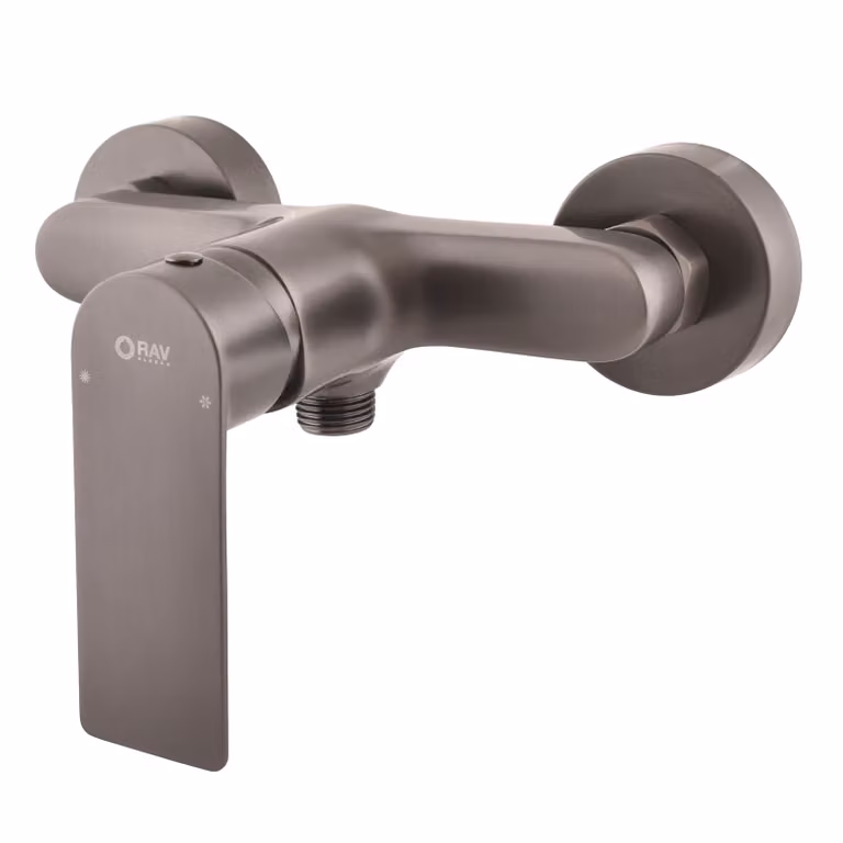 Slezák-RAV Miscelatore per doccia NIL - grigio metallo, Colore: grigio metallo, Dimensioni: 150 mm