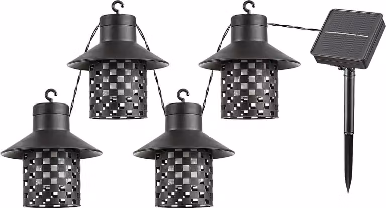 Lampade solari decorative a sospensione per esterni LED 0,06W XIMPU 77003 Rabalux